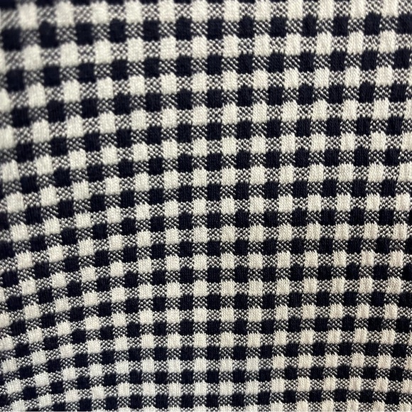 GAP Blue Gingham Print Short Sleeve Dress - Picture 6 of 10